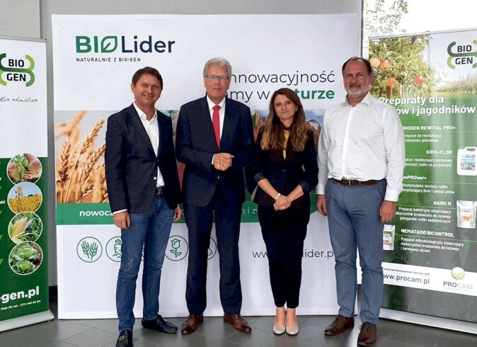 Prof. Knut Schmidtke from the FiBL Institute with a visit to BIO-GEN